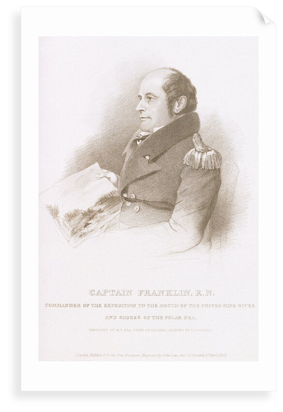 Captain John Franklin by Thomas Charles Wageman