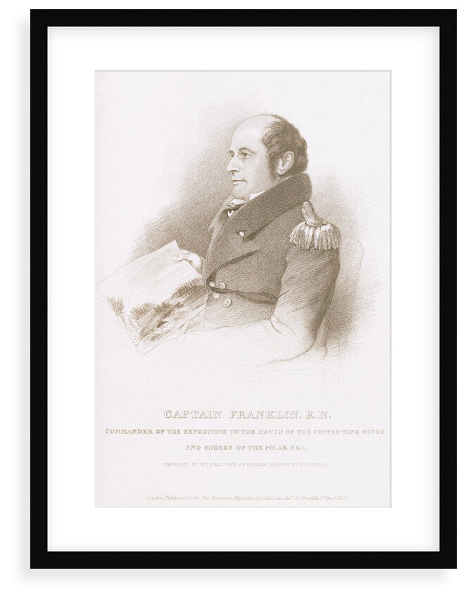 Captain John Franklin by Thomas Charles Wageman