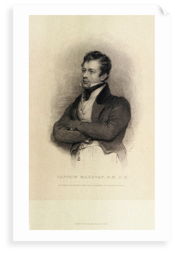 Captain Marryat, R.N. C.B. by William Behnes