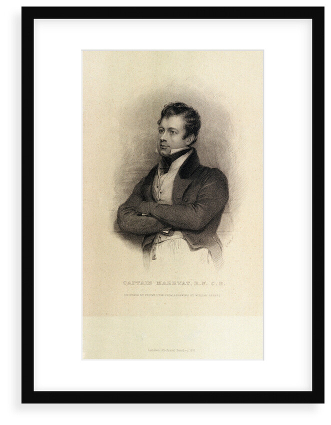 Captain Marryat, R.N. C.B. by William Behnes