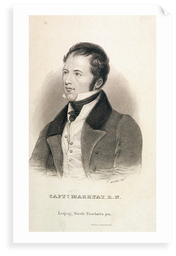 Captain Marryat, R.N by Winkles