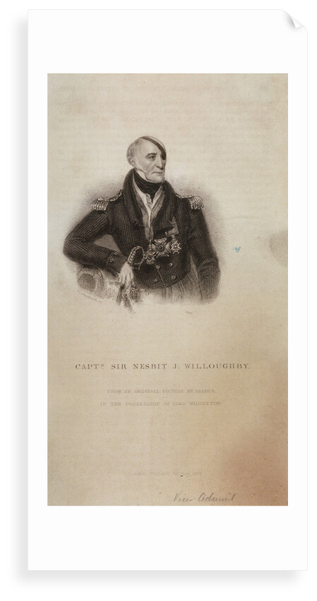 Captain Sir Nesbit J. Willoughby by Barber