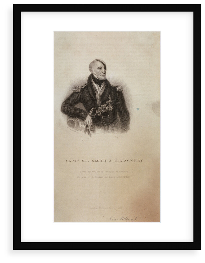 Captain Sir Nesbit J. Willoughby by Barber