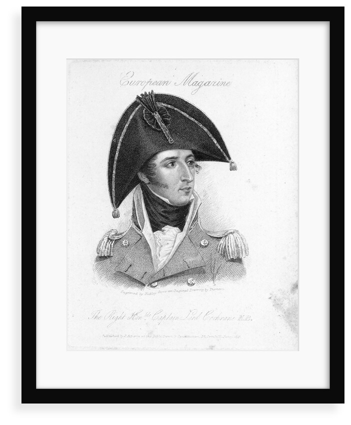 The Right Honble Captain Lord Cochrane K.B. by Thomson