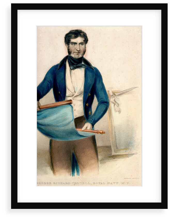 Captain George Richard Pechell, Royal Navy, M.P by Thomas Charles Wageman