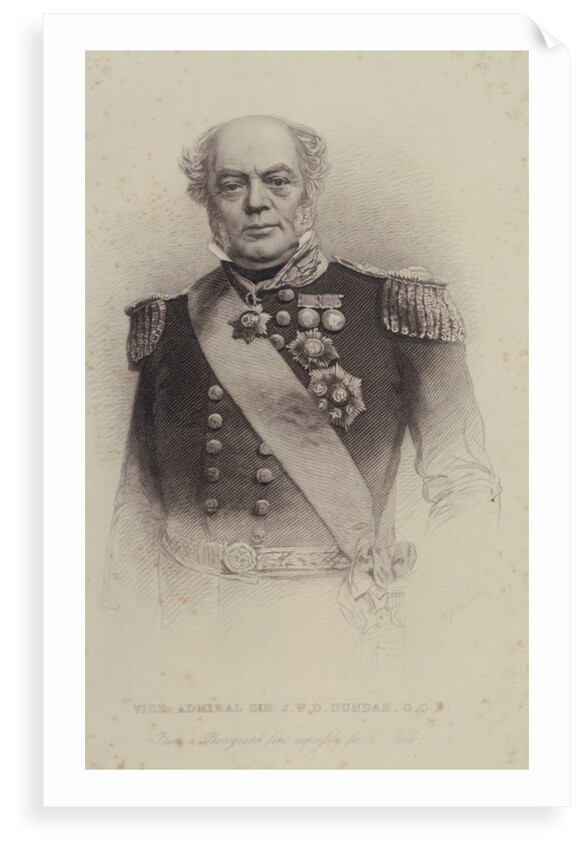 Vice Admiral Sir J W D Dundas, G.C.B. by W. Joseph Edwards