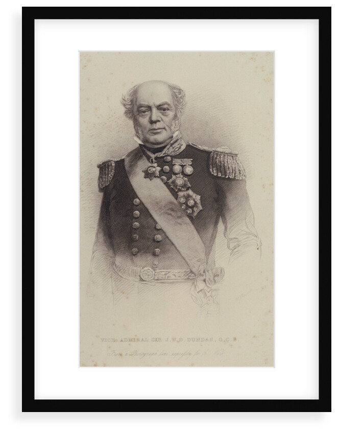 Vice Admiral Sir J W D Dundas, G.C.B. by W. Joseph Edwards