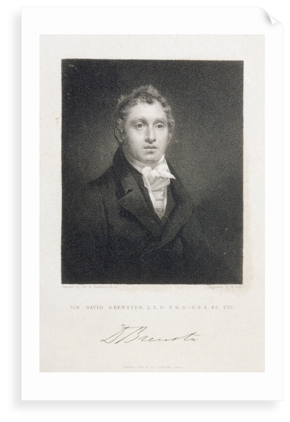 Sir David Brewster LLD-FRS-ESA Ed etc by Sir Henry Raeburn