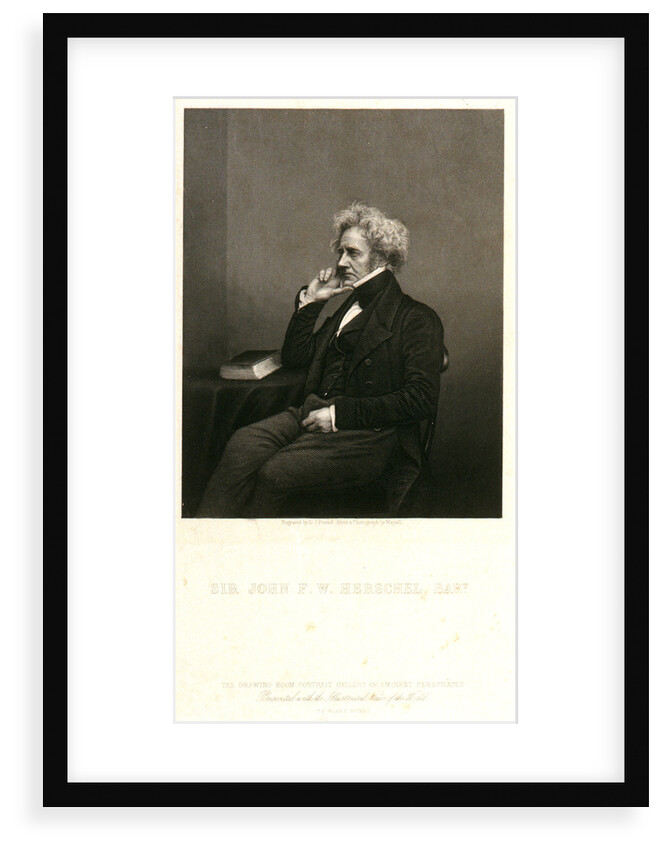 Sir John F.W. Herschel, Bart. by John Jabez Edwin Mayall