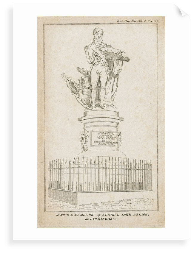 Statue to the Memory of Admiral Lord Nelson by unknown