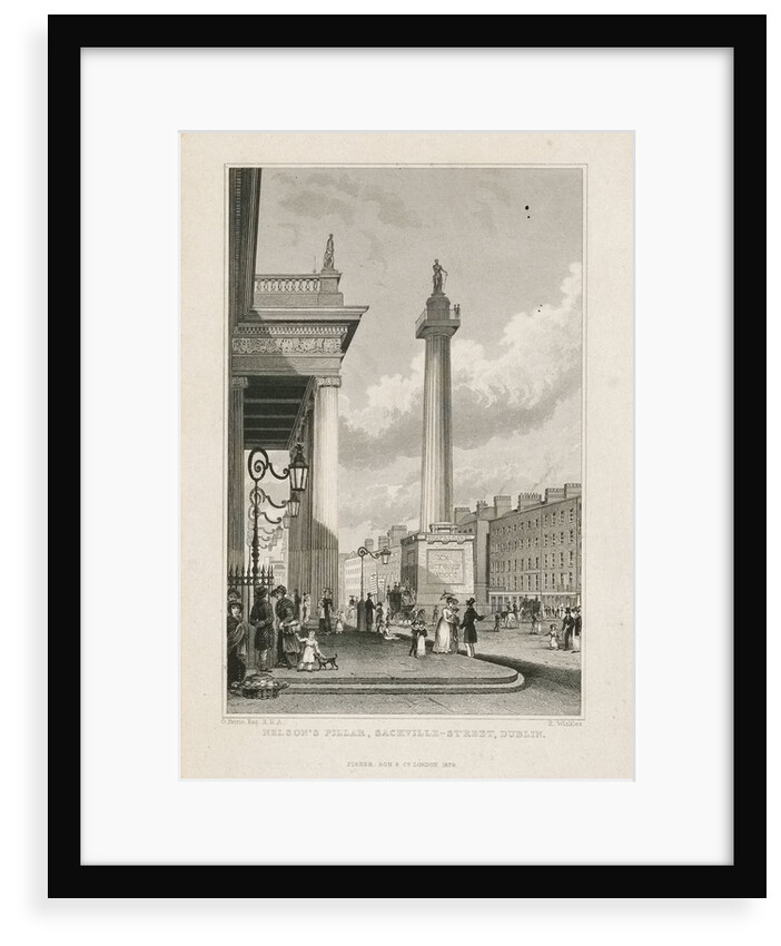 Nelson's pillar, Sackville Street, Dublin by George Petrie