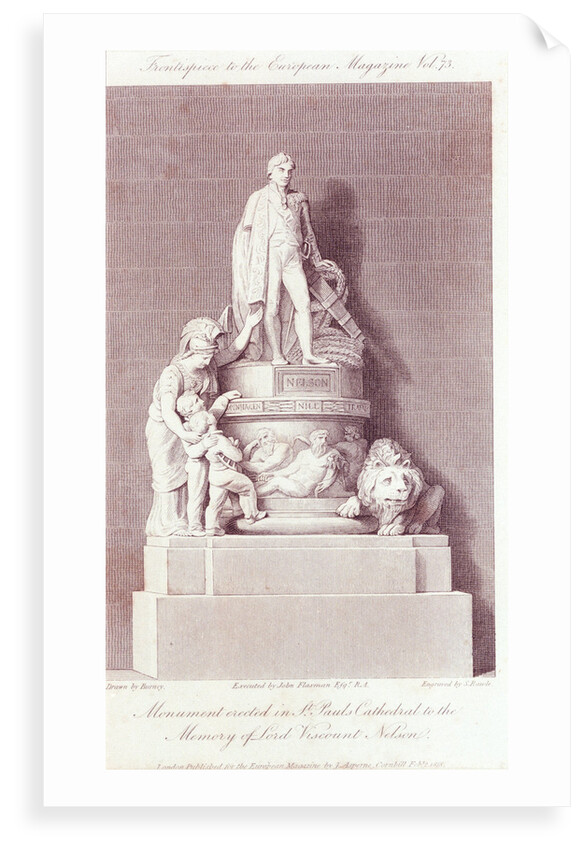 Lord Nelson's monument in St Paul's Cathedral by John Flaxman