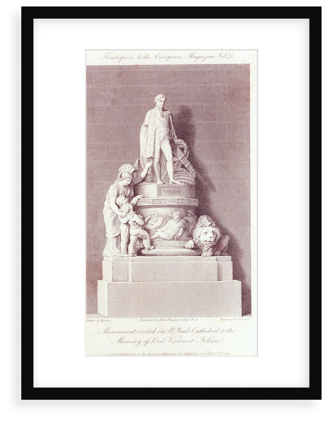 Lord Nelson's monument in St Paul's Cathedral by John Flaxman