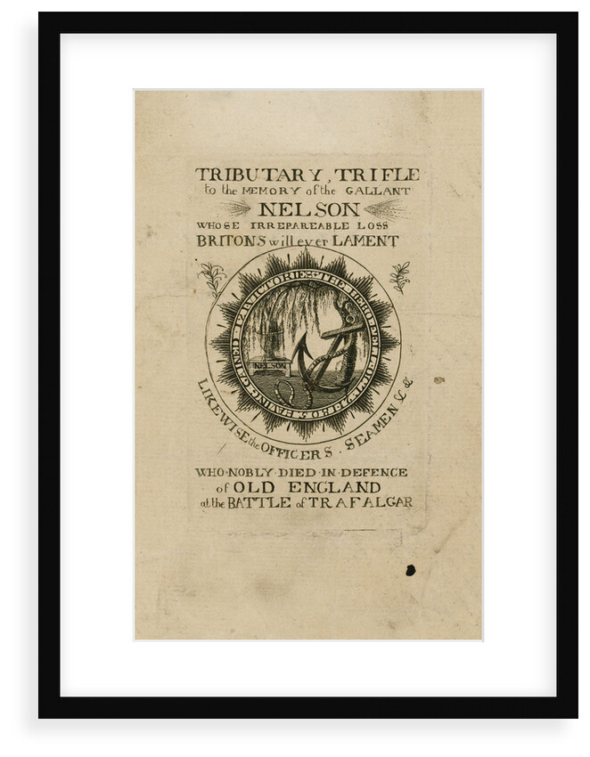 To the Memory of the Gallant Nelson... by unknown