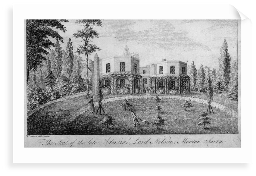 The seat of the late Admiral Lord Nelson, Merton Surry by T. Prattent