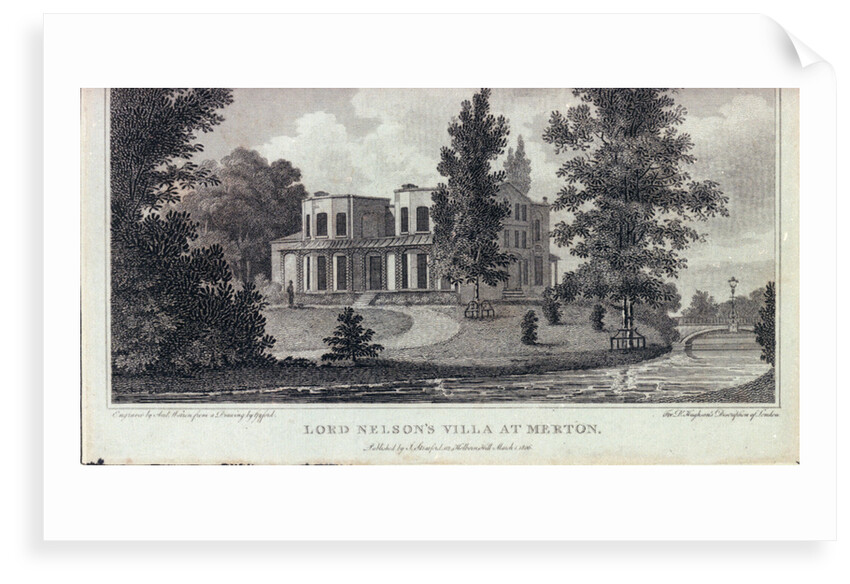 Lord Nelson's villa at Merton by Gyford