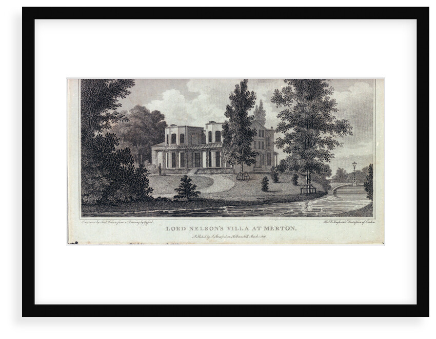 Lord Nelson's villa at Merton by Gyford