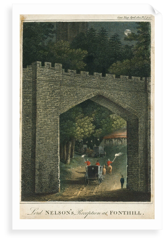 Lord Nelson's reception at Fonthill by unknown