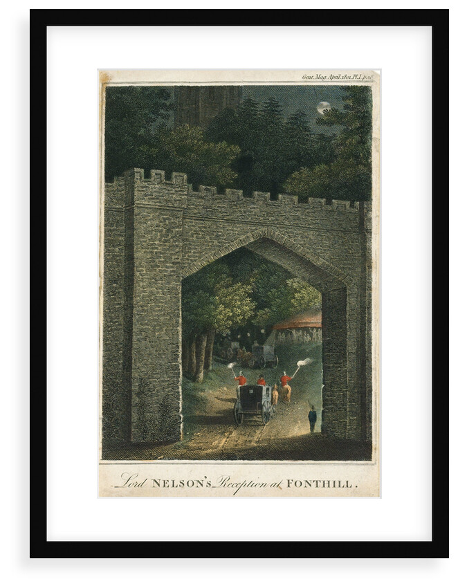 Lord Nelson's reception at Fonthill by unknown