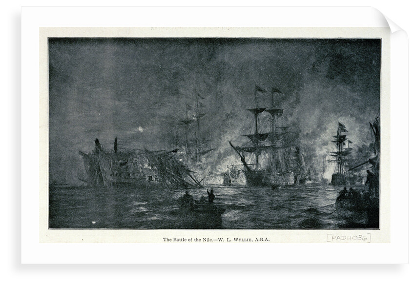 Battle of the Nile by William Lionel Wyllie