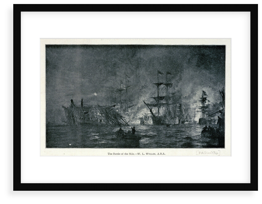 Battle of the Nile by William Lionel Wyllie