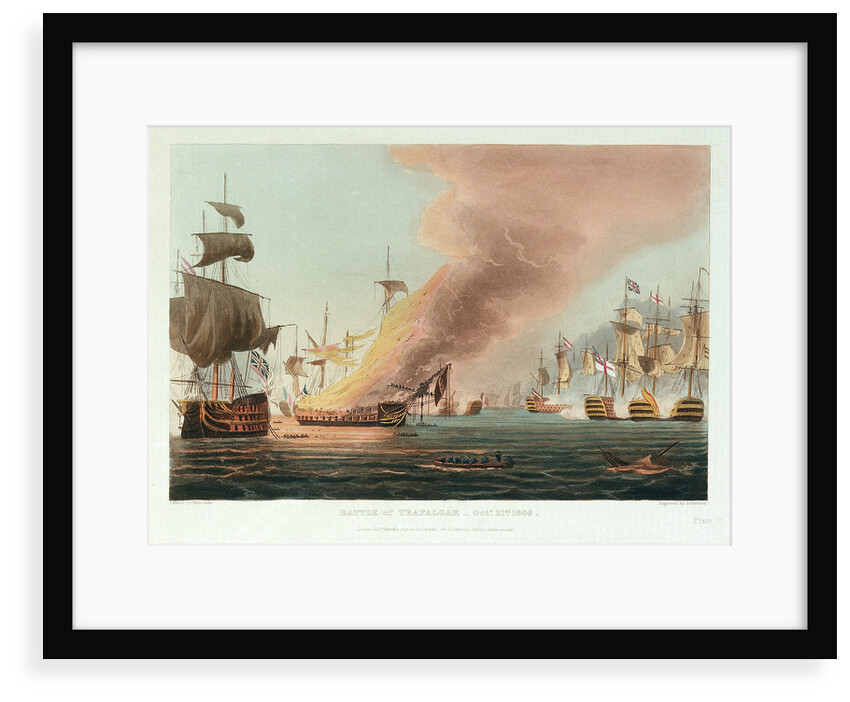 Battle of Trafalgar, 21 October 1805 by Thomas Whitcombe