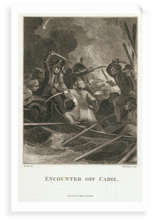 Encounter off Cadiz by William Bromley