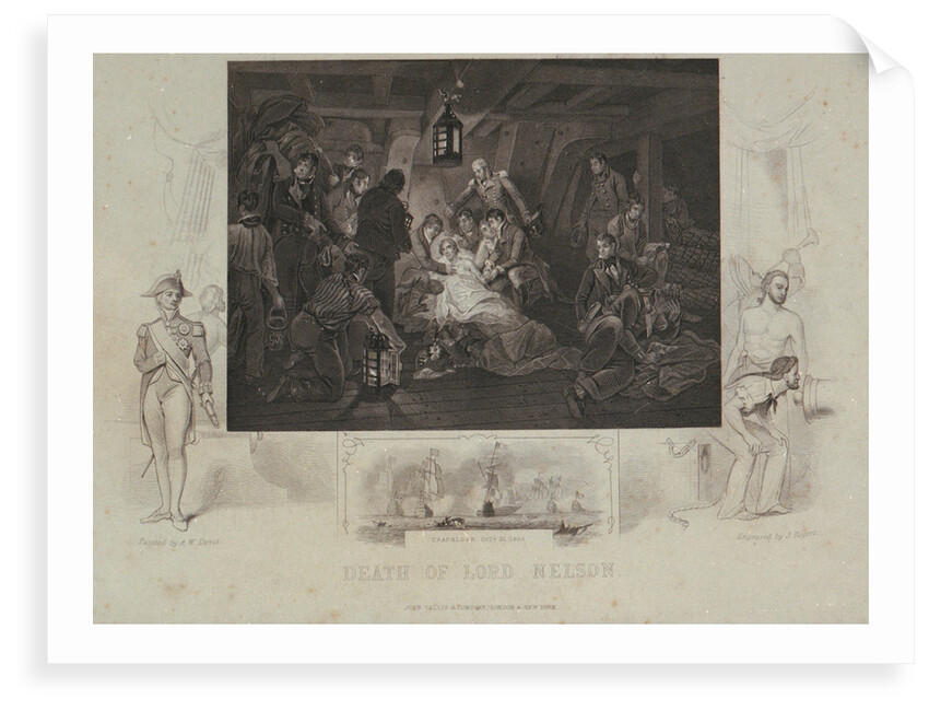 Death of Lord Nelson, Trafalgar Octr 21 1805 by Arthur William Devis