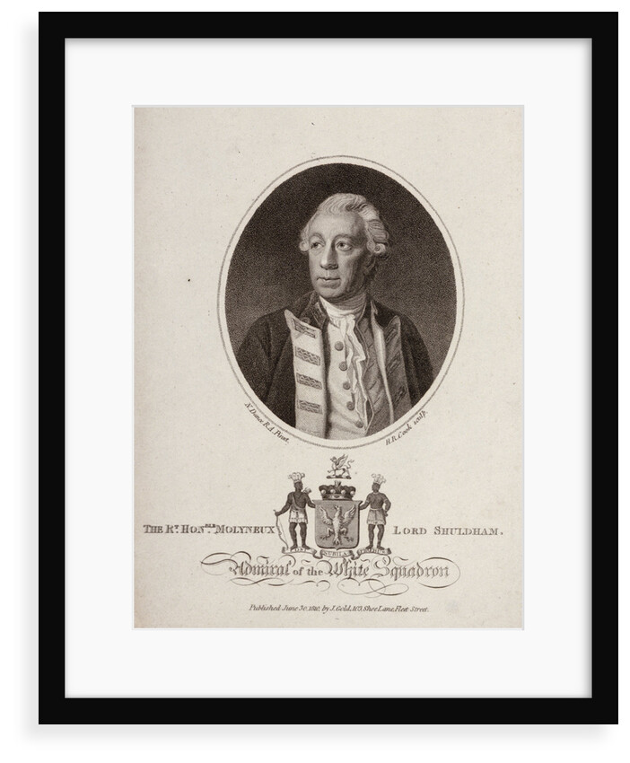 'The Rt. Honble. Molyneux Lord Shuldham Admiral of the White Squadron' by Nathaniel Dance