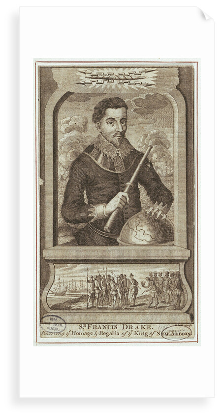 Sir Francis Drake (1540-1596) by B. Cole
