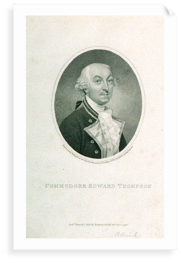 Commodore Edward Thompson by William Ridley
