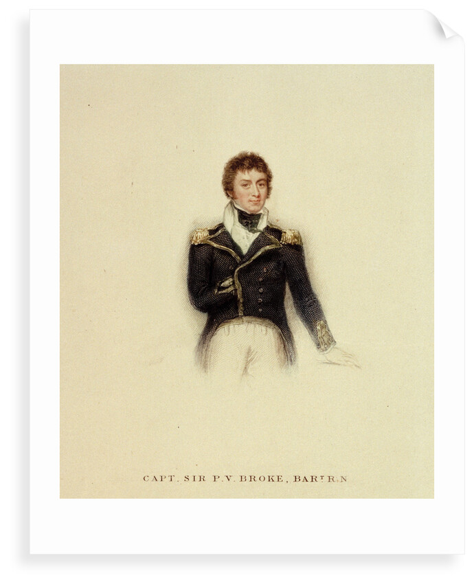 Captain P.V. Broke, Royal Navy by unknown