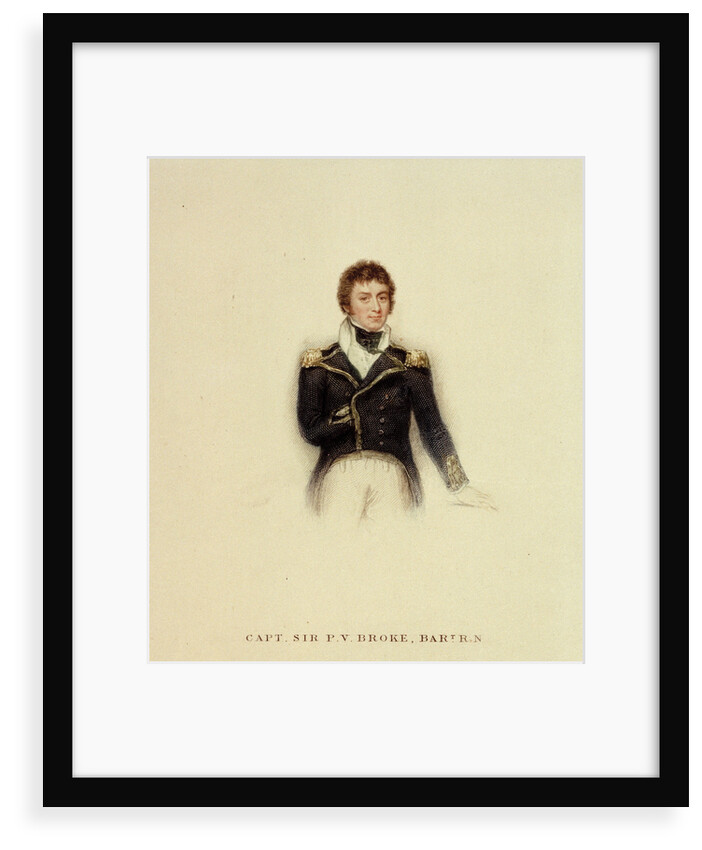 Captain P.V. Broke, Royal Navy by unknown