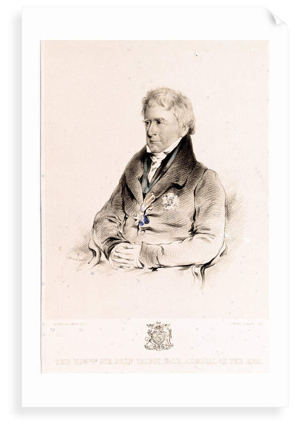 The Honble Sir John Talbot - GCB- Admiral of the Red by Catterson Smith