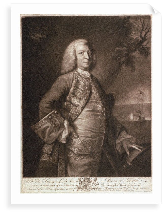 George Anson (1697-1762) by Joshua Reynolds