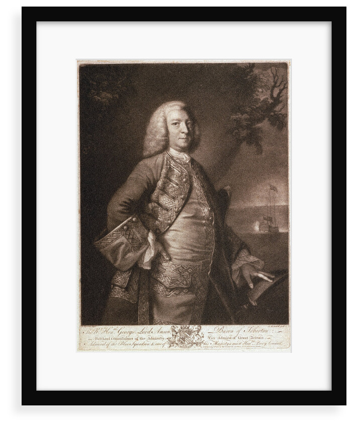 George Anson (1697-1762) by Joshua Reynolds