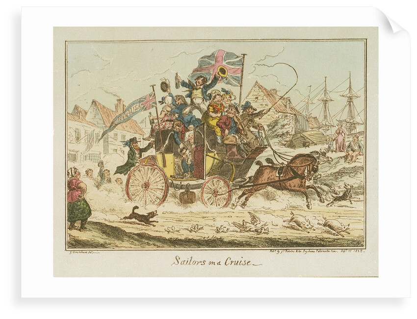 Sailors on a Cruise by George Cruikshank