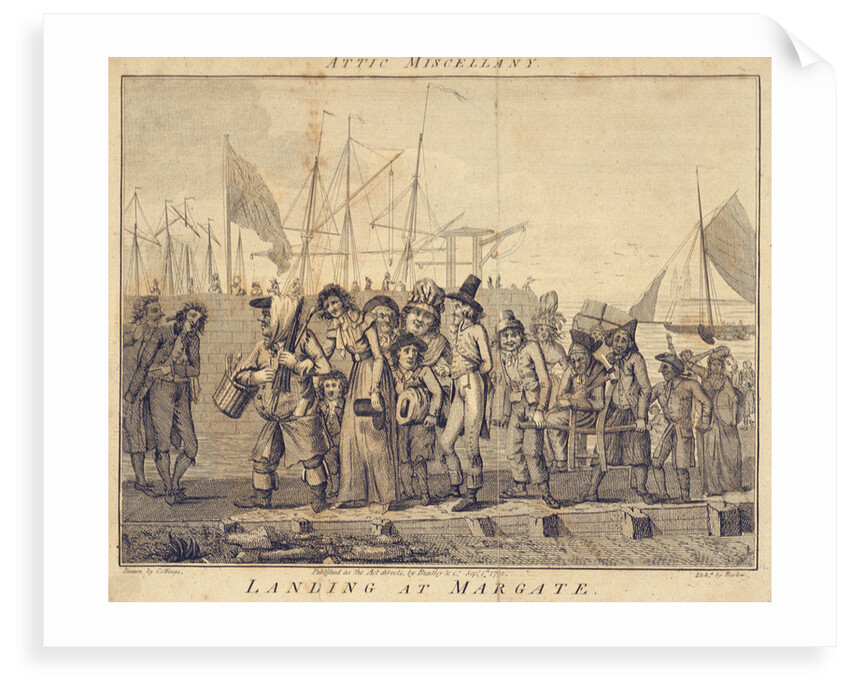 Attic miscellany, landing at Margate by S. Collings
