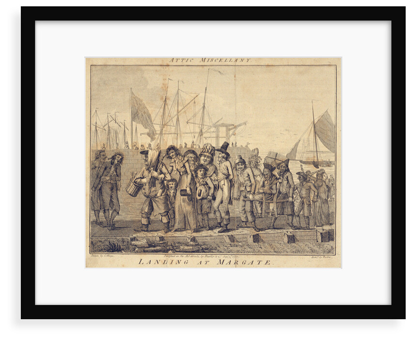 Attic miscellany, landing at Margate by S. Collings