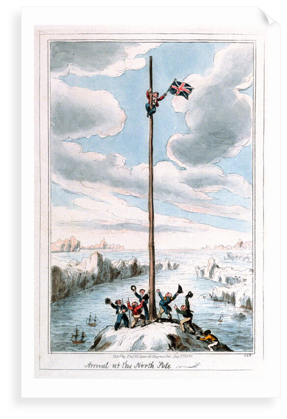 The Sailor's Progress. Arrival at the North Pole by George Cruikshank