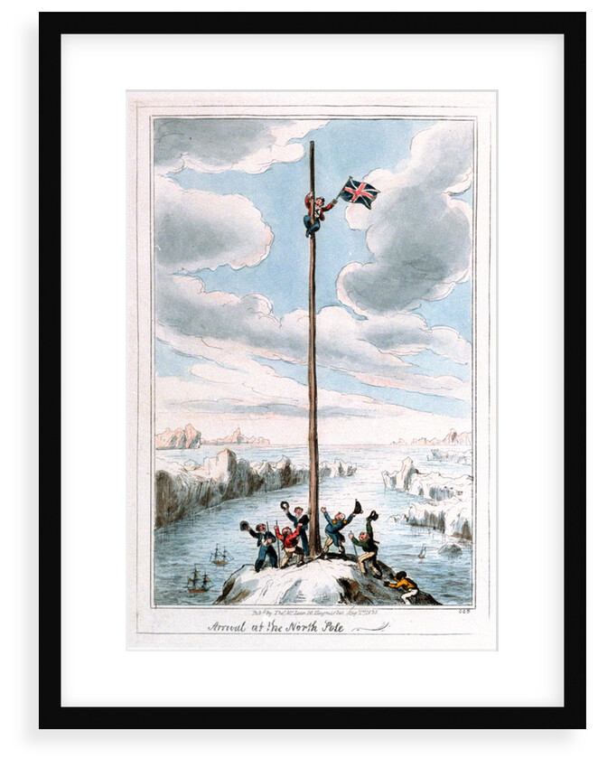 The Sailor's Progress. Arrival at the North Pole by George Cruikshank