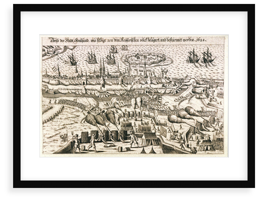 View of Stralsund, 1628 by unknown