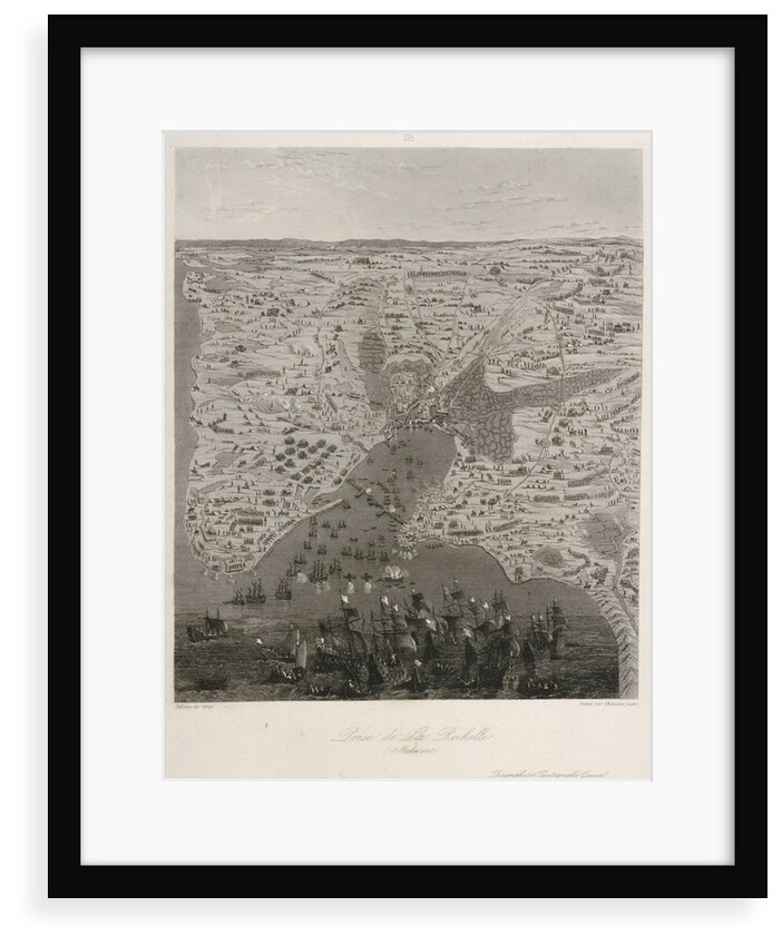 Action off La Rochelle, France, 28 Octobre 1628 by Jacques Callot