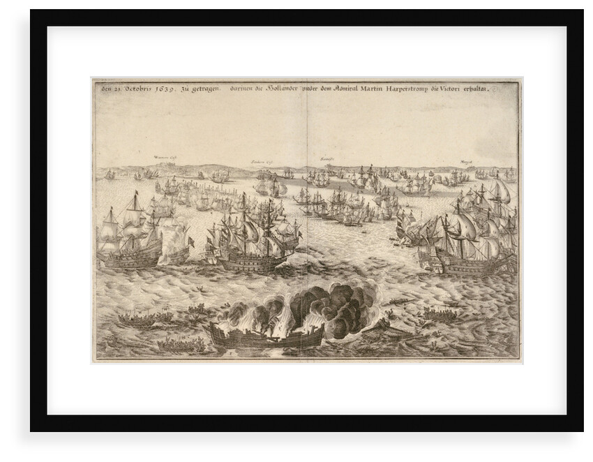 Victory of the Dutch under Admiral Martin Harperstromp, 21 October 1639 by Unknown