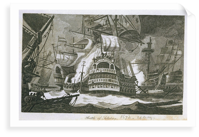 Battle of Solebay, 28 May 1672 by James Cundee