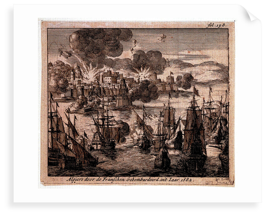 Bombardement of Algiers, 1682 by Jan Lurketz