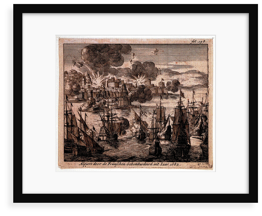 Bombardement of Algiers, 1682 by Jan Lurketz