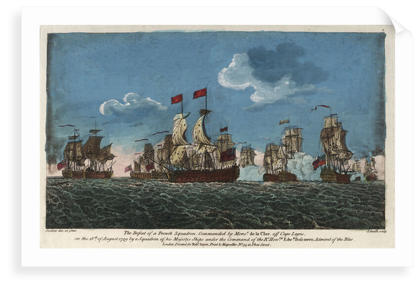 The defeat of a French squadron, 18 August 1759 by Francis Swaine