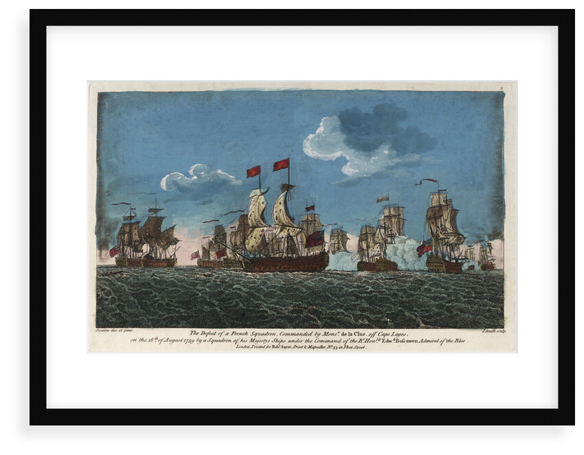The defeat of a French squadron, 18 August 1759 by Francis Swaine