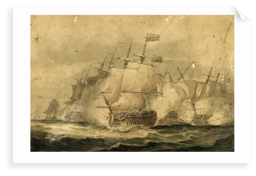 Battle of the Glorious 1 June 1794 by Nicholas Pocock